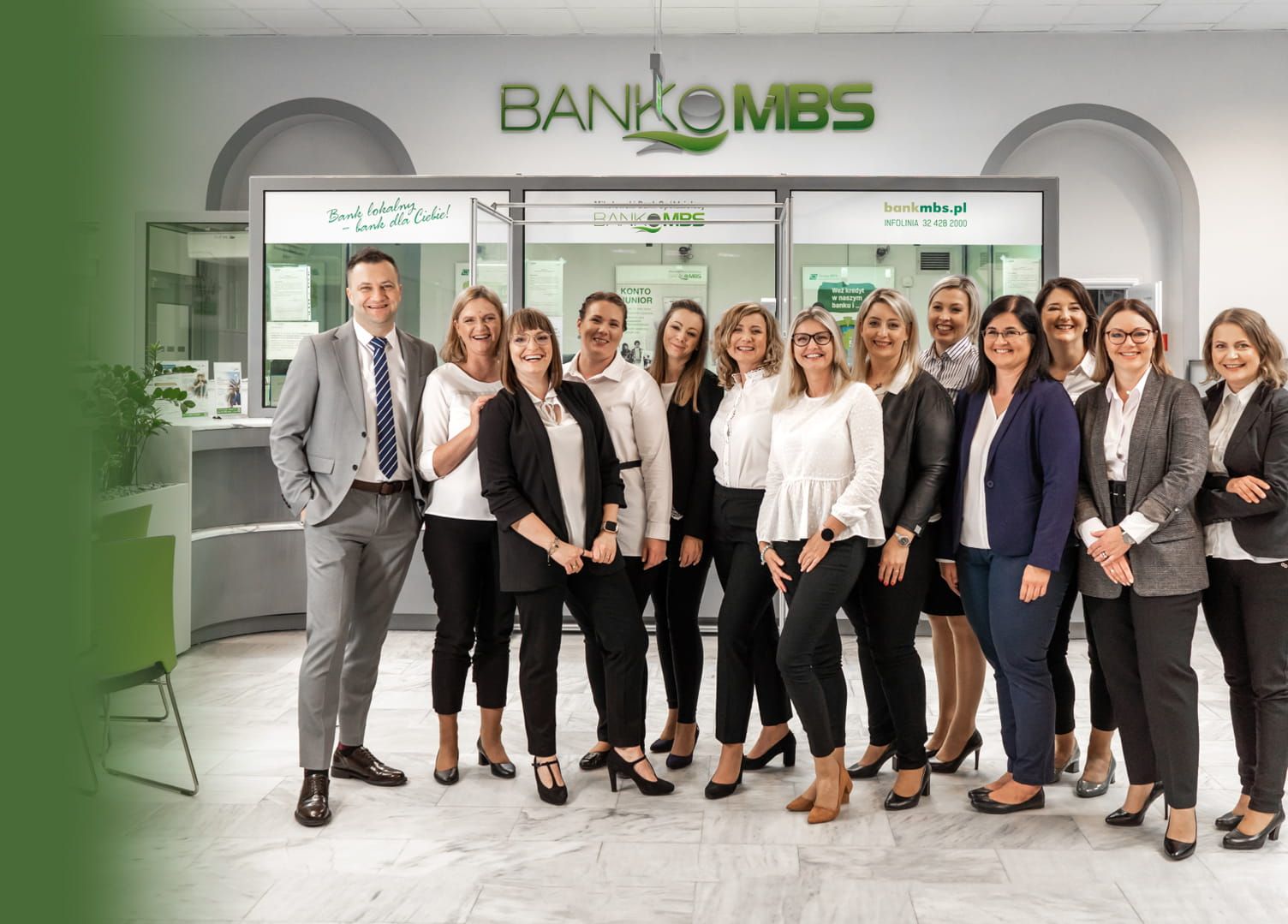 Grupa pracowników Banku MBS w Mikołowie